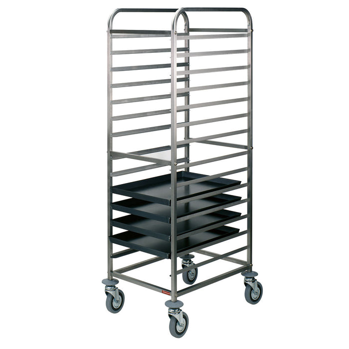 Échelle à platines inox, 14x 600x400 mm, espace 85 mm