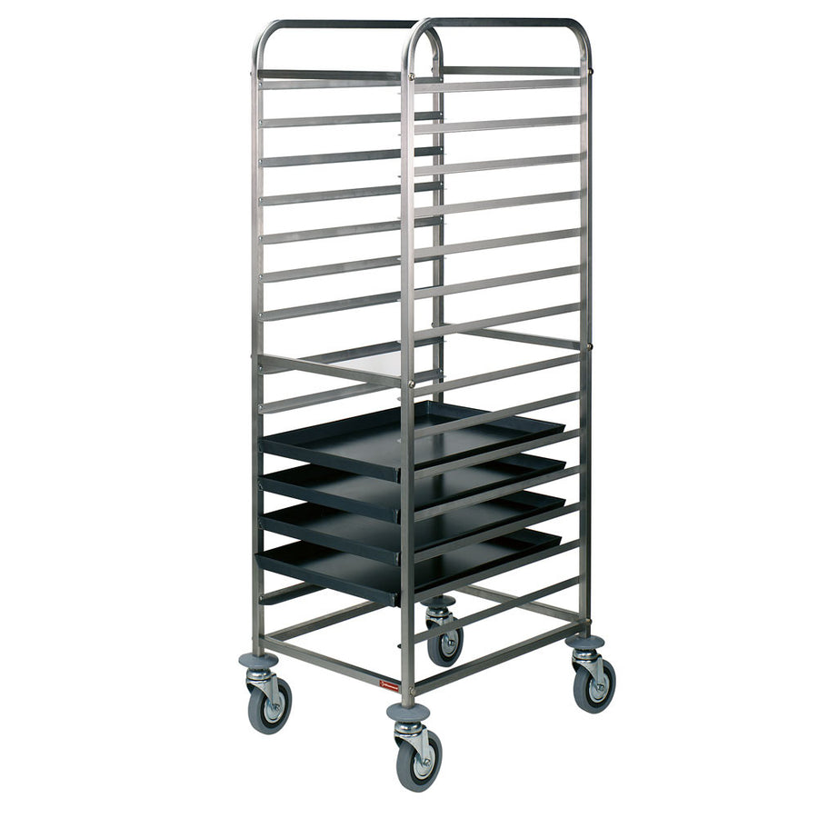 Échelle à platines inox, 14x 600x400 mm, espace 85 mm