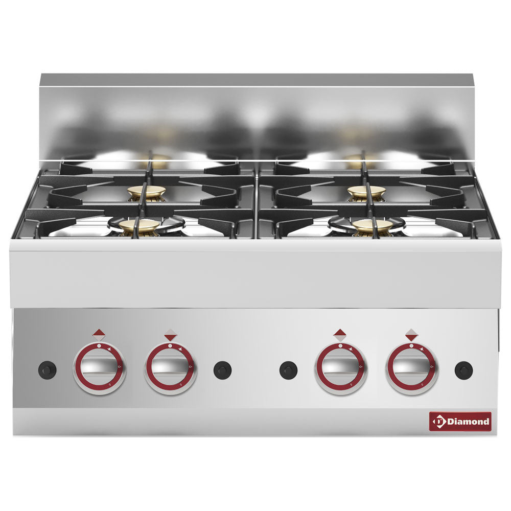 Cuisinière gaz 4 feux vifs -Top-