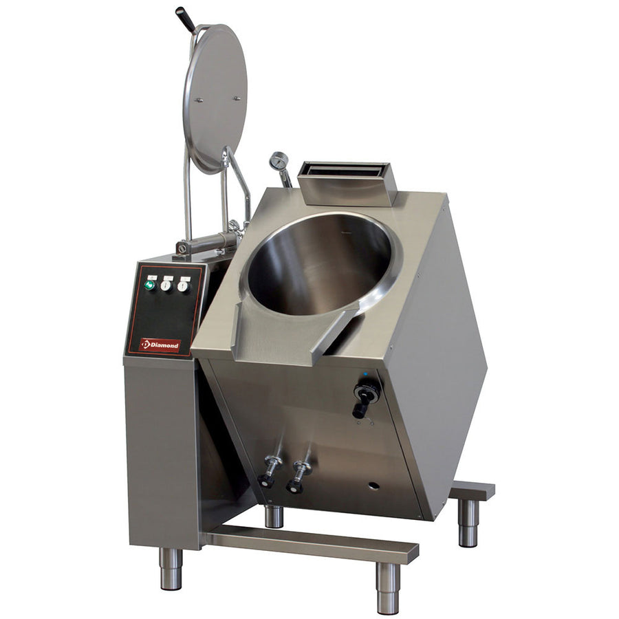 Marmite basculante gaz 50 litres, chauffage indirect