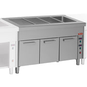 Élément bain-marie sur armoire chauffante 2x GN 1/1