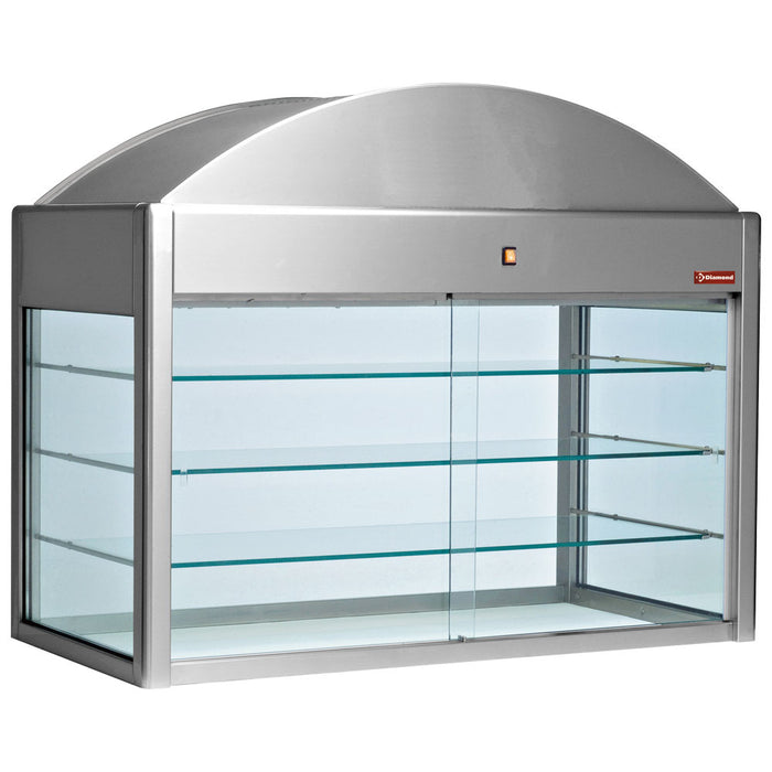 Vitrine neutre indépendante (avec fond)