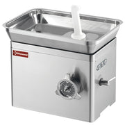 Groupe en acier inox Diamond, hachoir de table N° 32, Ø 6 mm, capacité 500 kg/h, utilisé pour la transformation alimentaire.