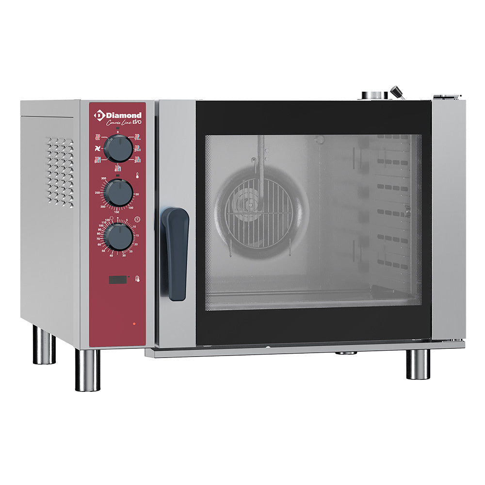 Four convection électrique 6x GN 1/1, humidificateur automatique