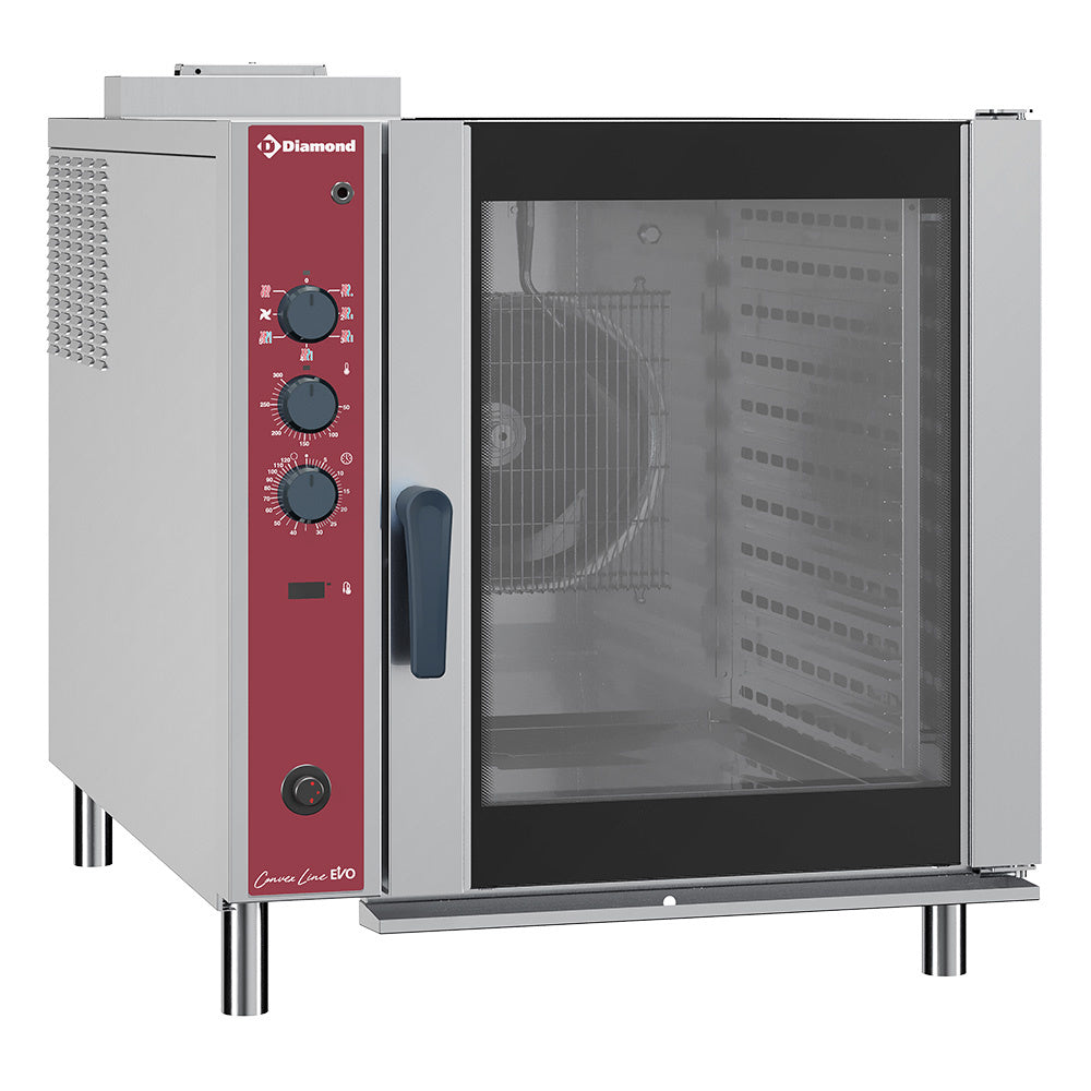 Four gaz à convection, 10x GN 2/1, humidificateur automatique