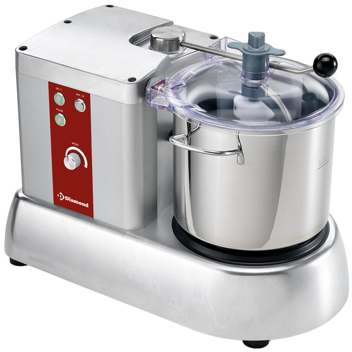 Cutter inox, 9 litres, variateur de vitesse