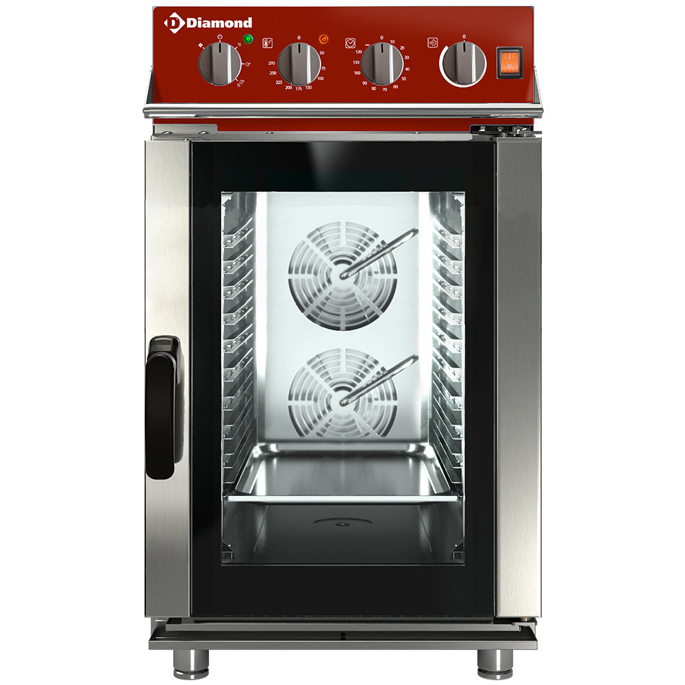 Four vapeur/convection électrique, 10x GN1/1 mécanique