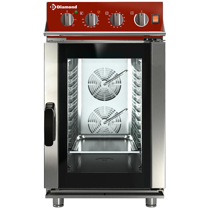 Four vapeur/convection électrique, 10x GN1/1 mécanique