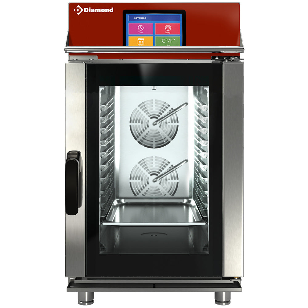 Four vapeur/convection électrique, 10x GN1/1 Touch Screen  + Auto-Cleaning
