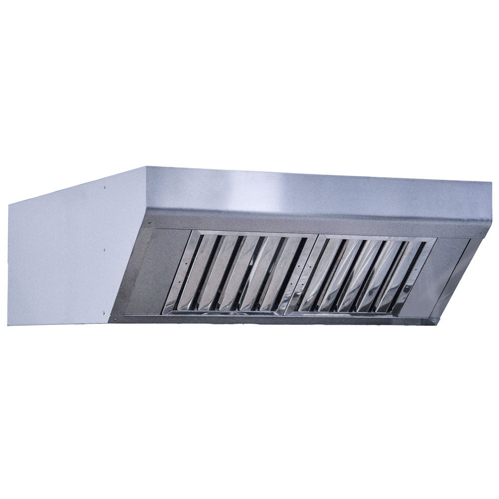 Hotte de cuisson Diamond avec moteur 400m³/h, idéale pour fours, montrant la ventilation et le design du produit.