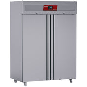 Armoire frigorifique ventilée 1400 Lit. 2 portes GN 2/1, sur roues