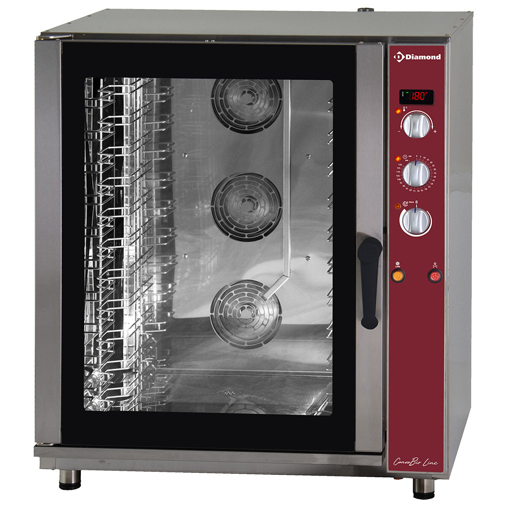 Four à convection électrique, 11x EN (GN), humidificateur automatique