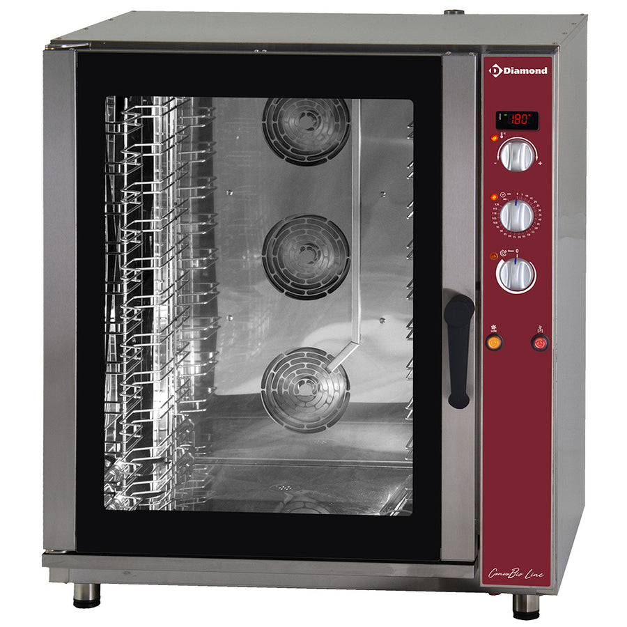 Four à convection électrique, 11x EN (GN), humidificateur automatique