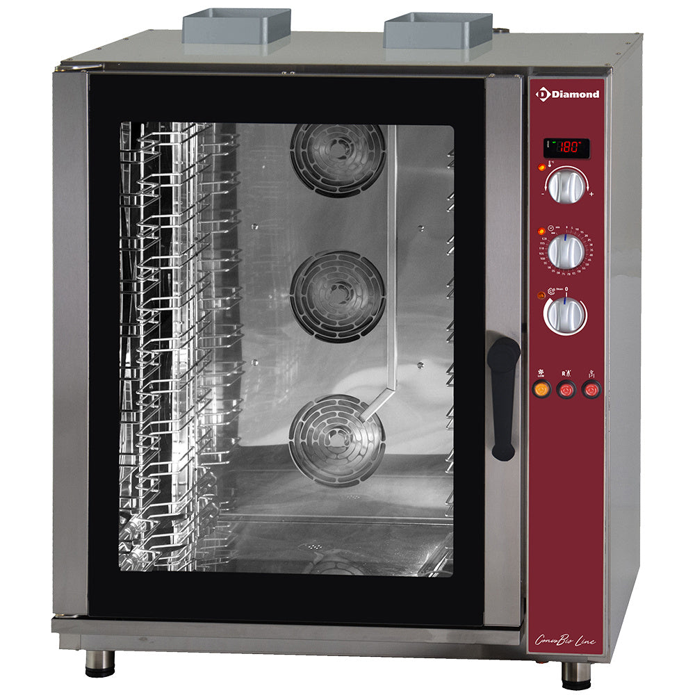 Four à convection gaz, 11x EN (GN), humidificateur automatique