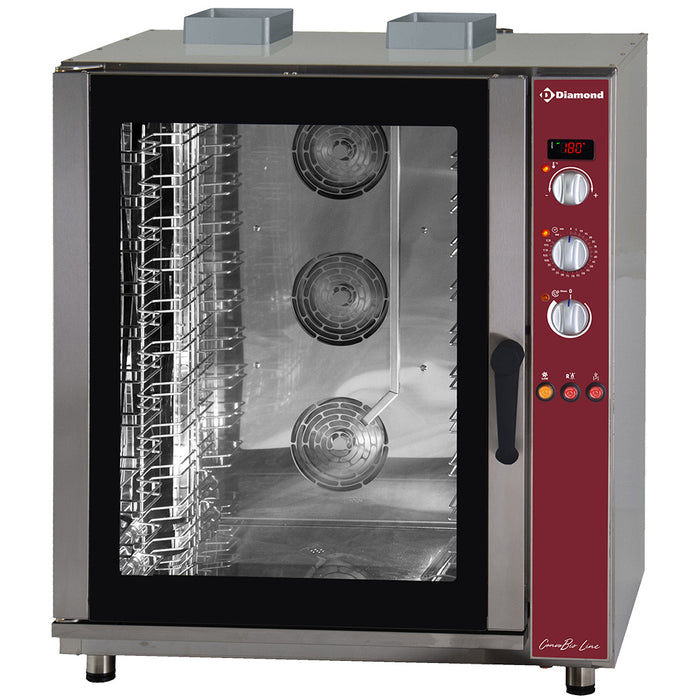 Four à convection gaz, 11x EN (GN), humidificateur automatique