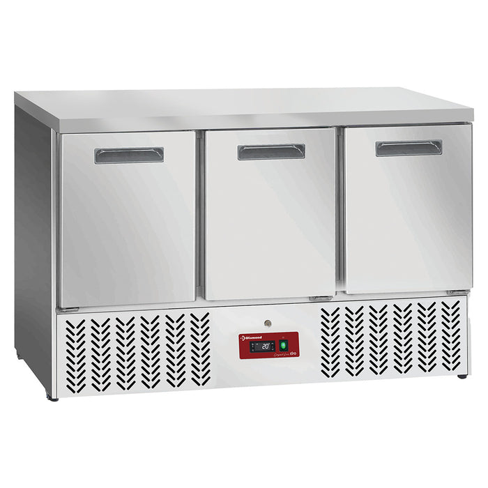 Table frigorifique , 3 portes GN 1/1