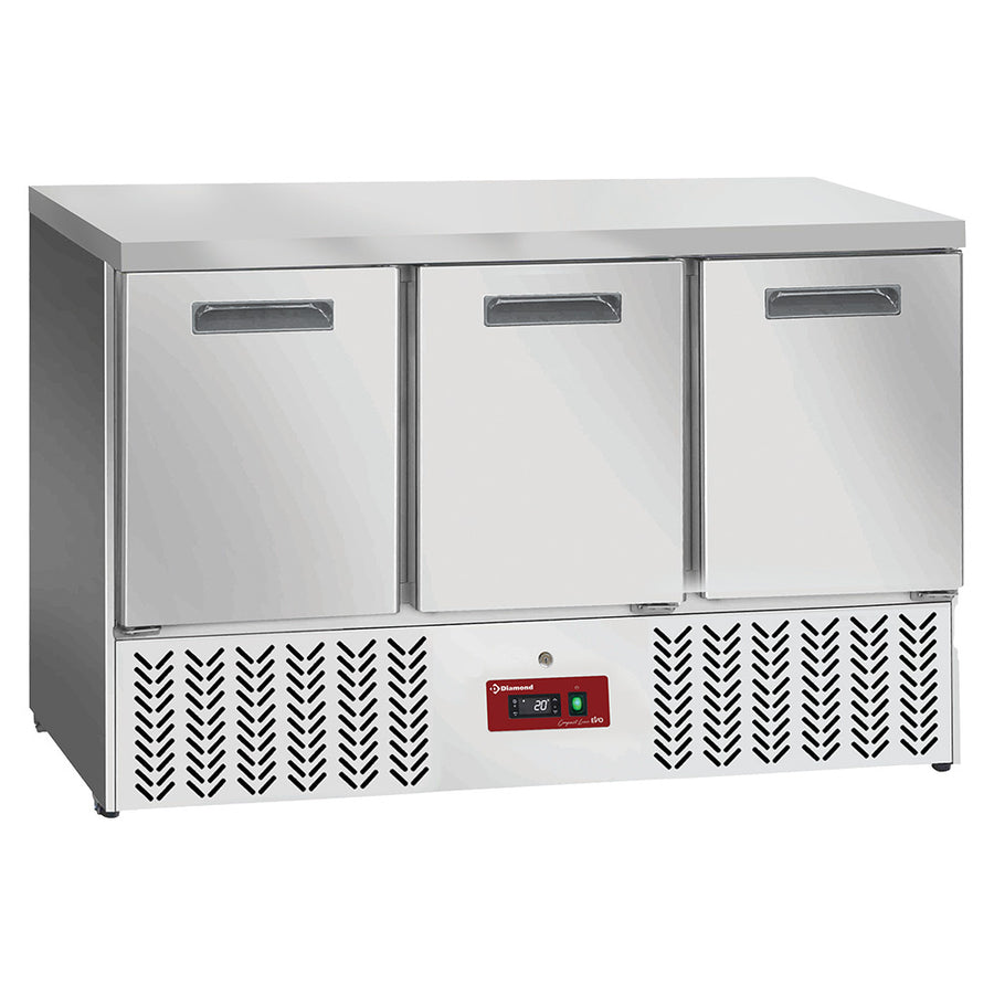 Table frigorifique , 3 portes GN 1/1