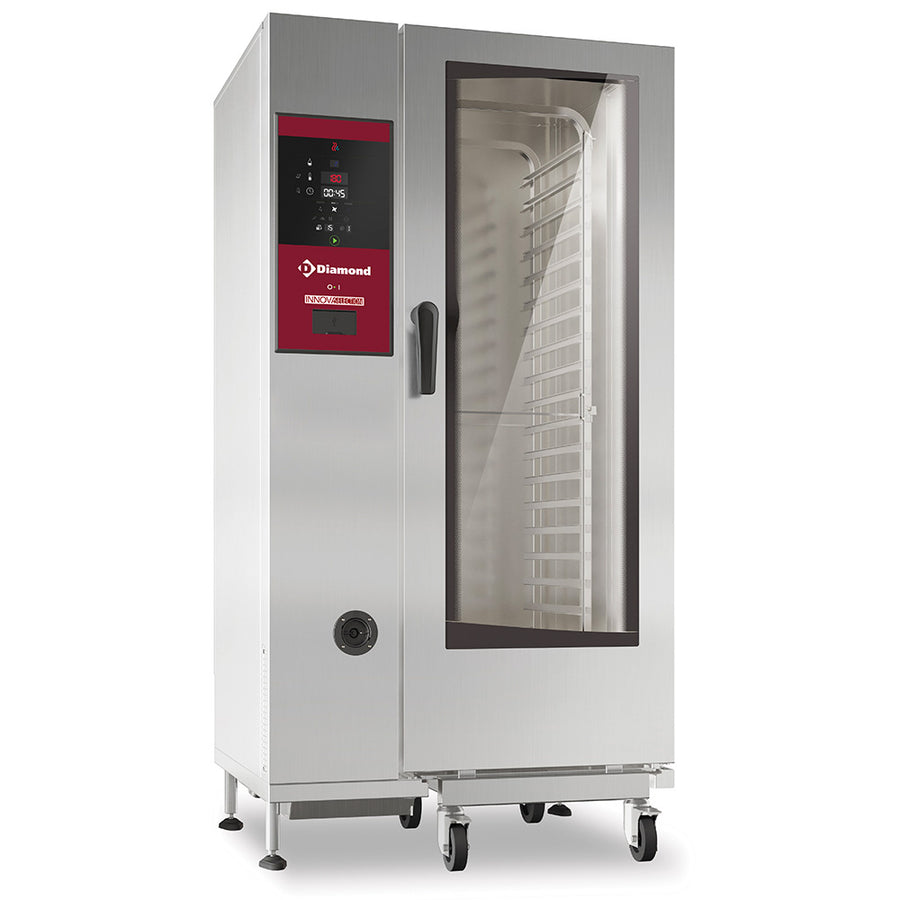 Four gaz vapeur directe et convection 20x GN1/1 avec "automatic cleaning system"