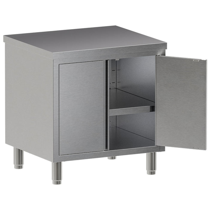 Table armoire neutre, portes battantes