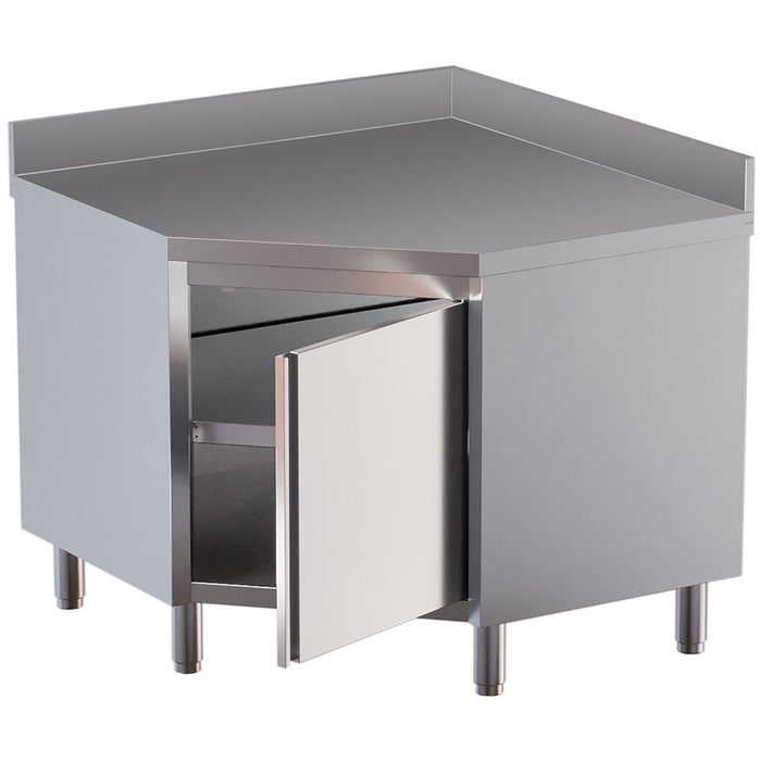 Tables armoire d'angle 90°, avec dosseret arrière