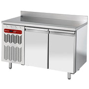 Table frigorifique murale ventilée Diamond, réfrigérée 2 portes GN 1/1, capacité 260L, groupe à GX, pour stockage alimentaire.
