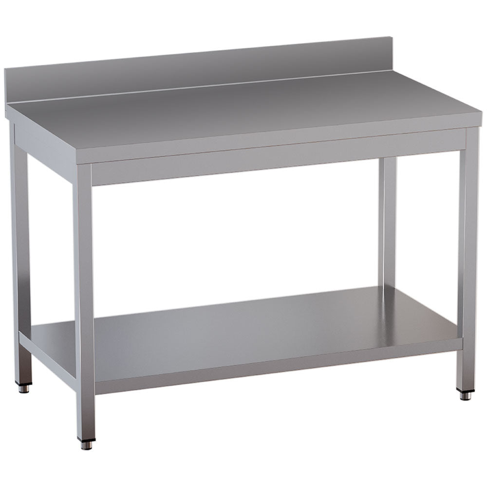 Table de travail avec sous tablette + dosseret arrière