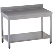 Table de travail avec sous tablette + dosseret arrière