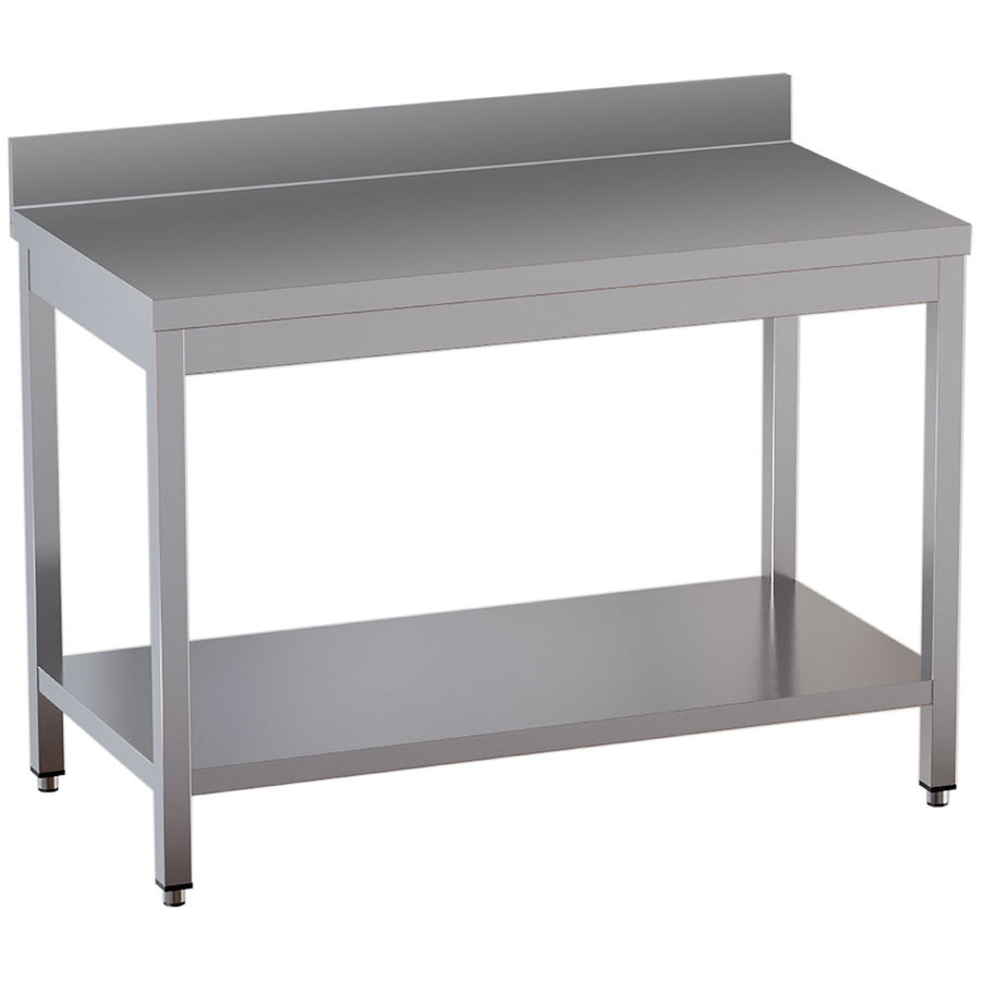 Table de travail avec sous tablette + dosseret arrière