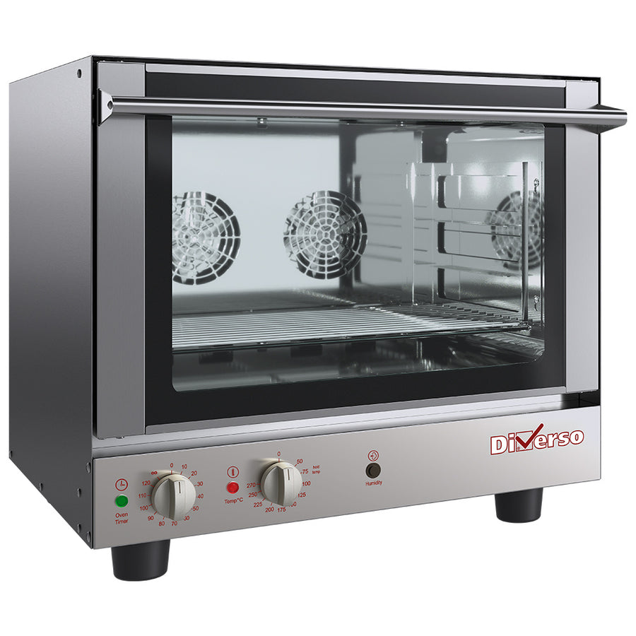 Four à convection, électrique, 4x GN1/1 + humidificateur manuel