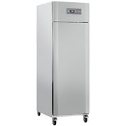Armoire congélateur ventilée 600 Lit. 1 porte GN 2/1, sur roues, 2 avec freins