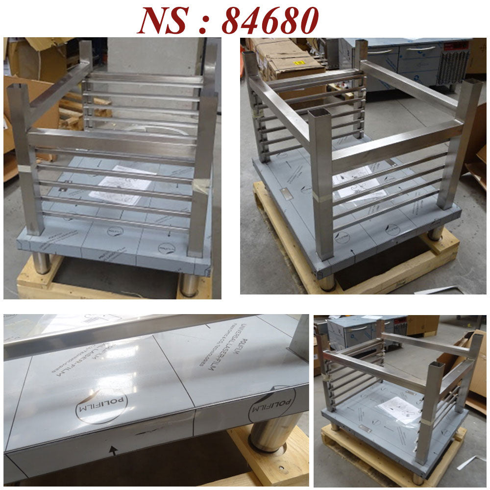 Support avec structure à platines, fours 6 & 10x GN 1/1