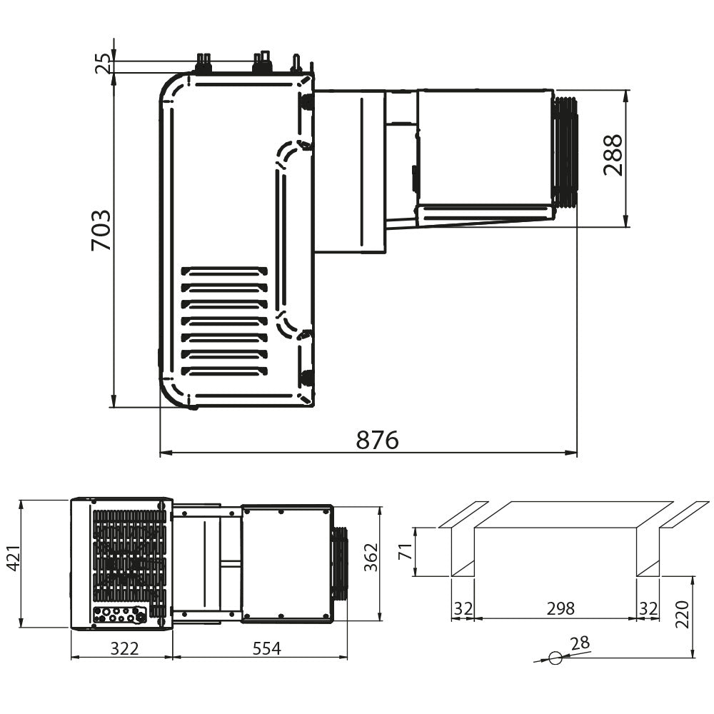 Overlap refrigeration unit T° -5°+5°