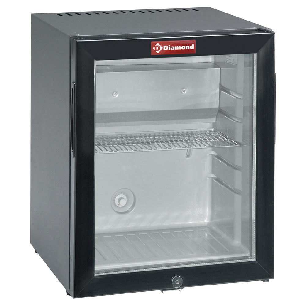 Minibar porte vitrée, 32 litres