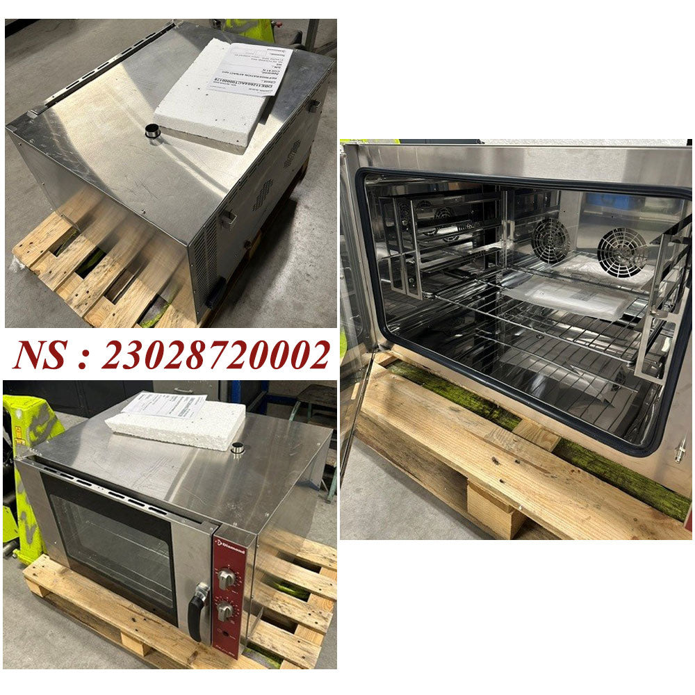 Four électrique à convection, 4x GN 1/1 + humidificateur manuel