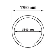 Four à pizzas traditionnel à bois Ø 1540 mm - Démonté