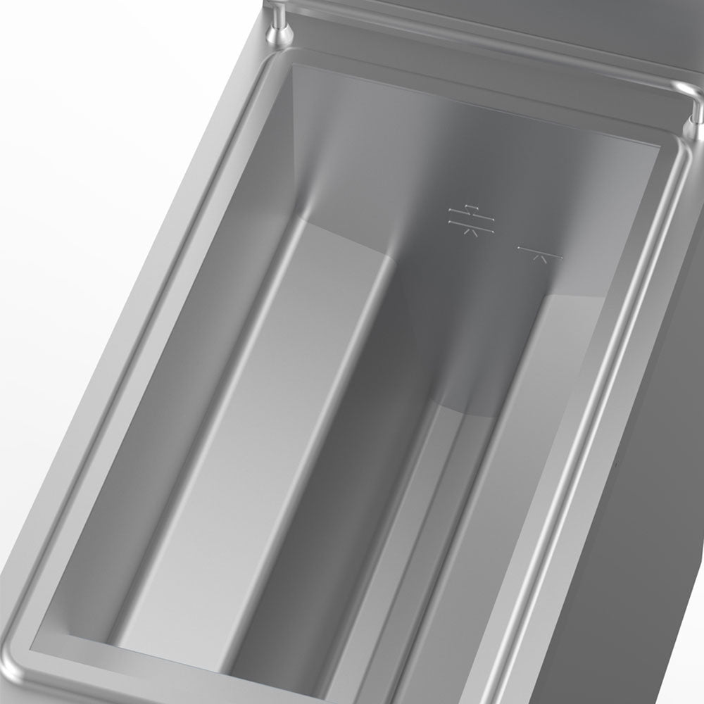 Friteuse gaz 1 cuve "Y"  21 lit. (21 kW) sur meuble fermé