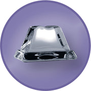 Machine à glaçons plats Diamond FAST ICE, capacité 105 kg, avec réserve intégrée, en finition mauve.