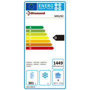 Table frigorifique, ventilée, 3 portes GN 1/1(405 Lit.)