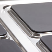 Fourneau électrique, 4 plaques carrées, four électrique GN 2/1