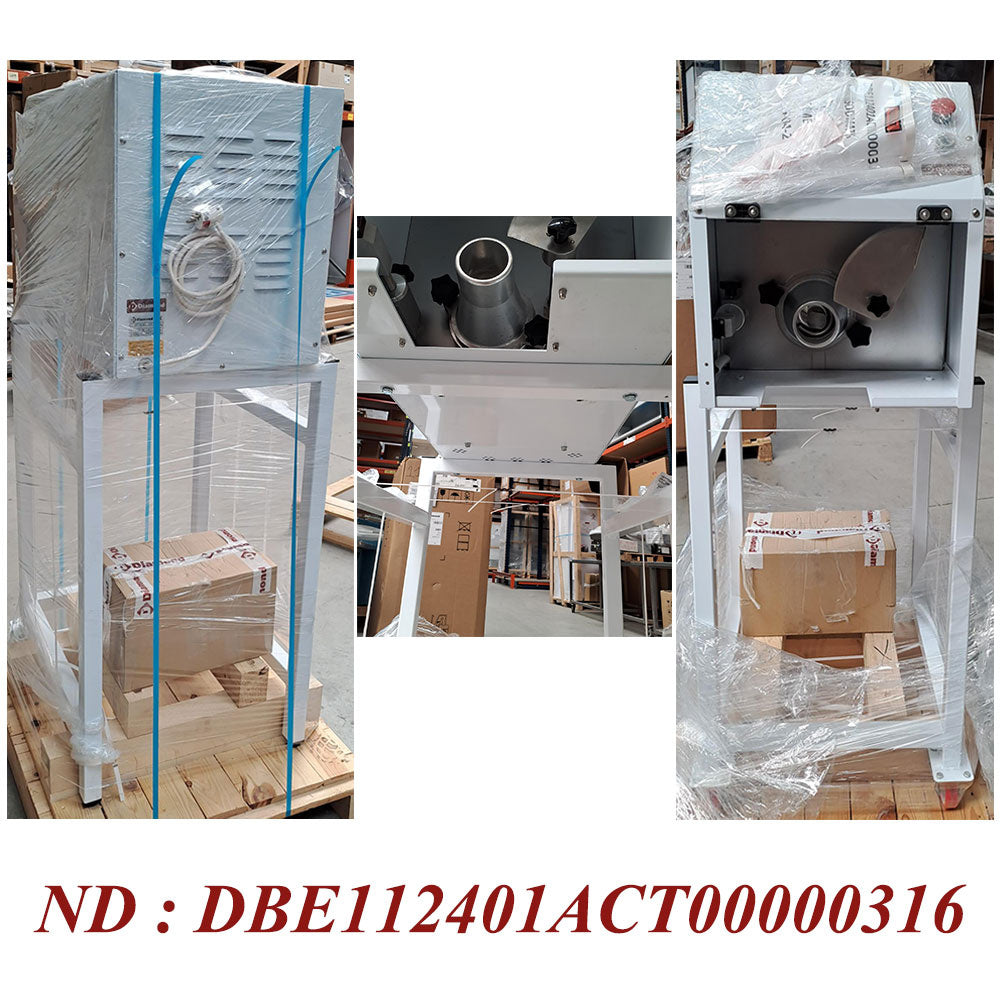 Portionneuse 2400/800 pcs/h de 50/300gr, piètement et entonnoir