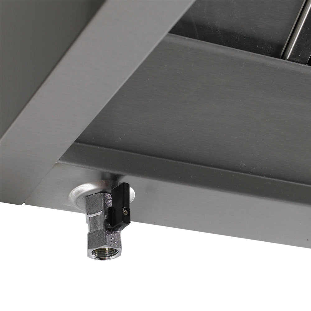 Hotte murale 2 filtres labyrinthes 500x500 mm