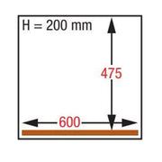 Machine sous-vide, chambre 600x475xh200 mm - 63 m3/h