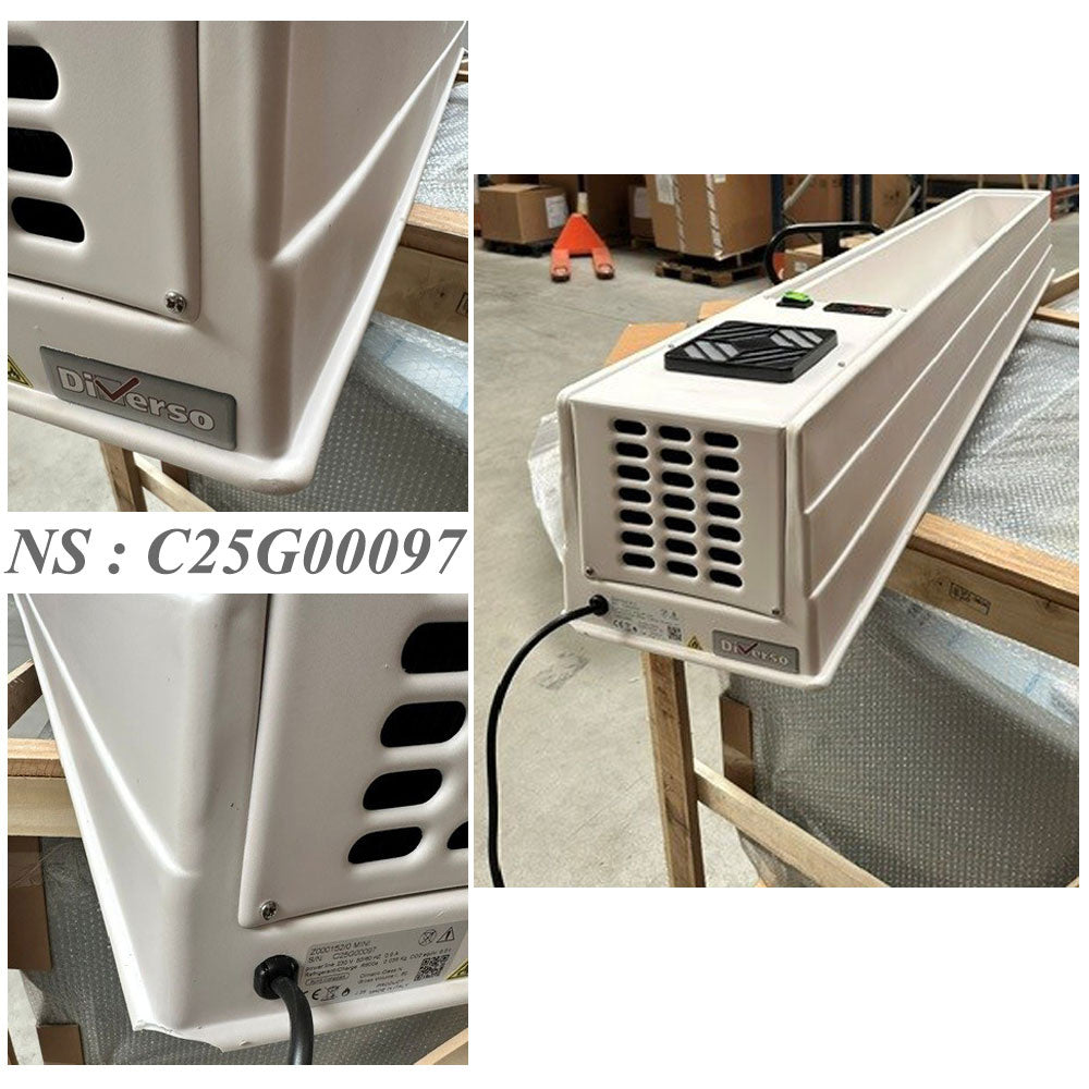 Structure frigorifique 8x GN 1/6 h150 mm