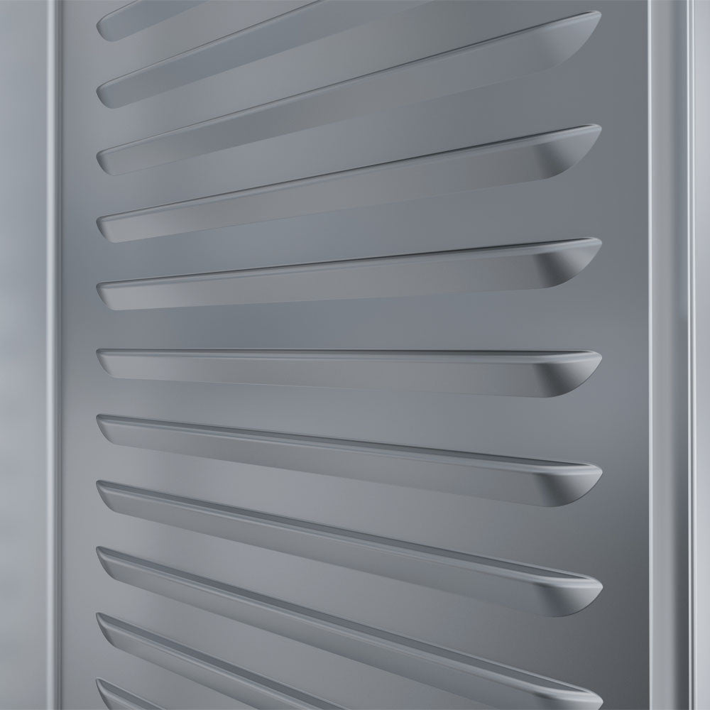 Chariot chauffant pour repas, 40 GN 2/1, humidification contrôlée