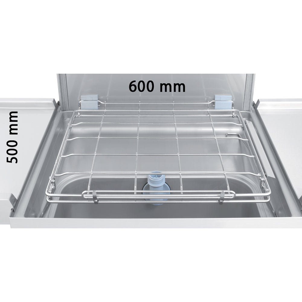 Lave-vaisselle & batteries a capot, panier 600x500 mm + Condenseur-récupérateur de buées
