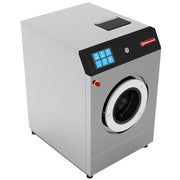 Lave-linge à sceller Diamond inox 11 kg avec écran tactile, conçu pour l'installation au sol, vue de face.
