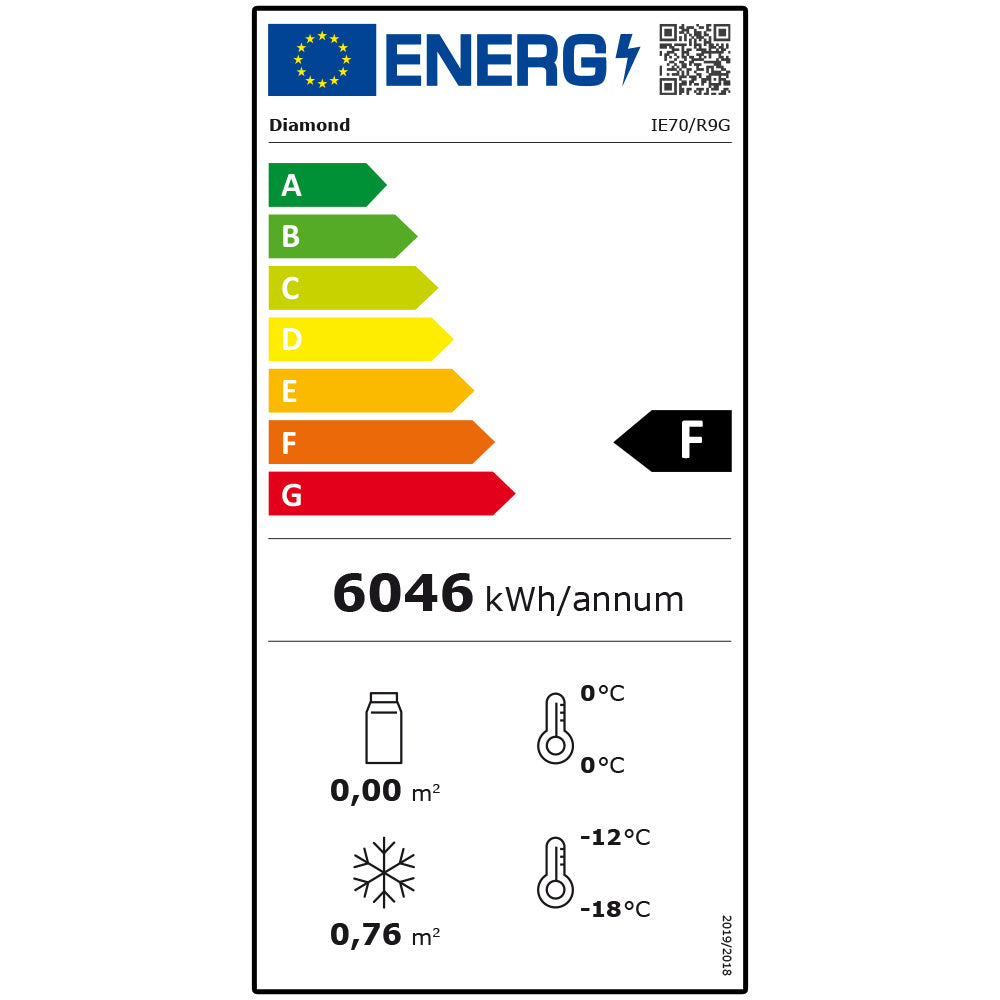 Armoire de congélation ventilée 700 Lit. 1 porte vitrée GN 2/1,  sur roues