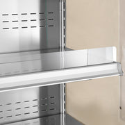 Murale réfrigérée ventilée Diamond avec portes coulissantes en verre gris et blanc, idéale pour l'exposition 360/445.