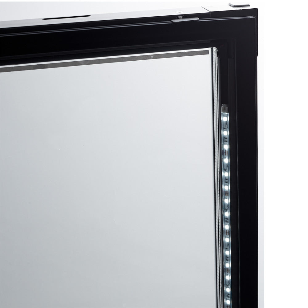 Frigo ventilé, porte vitrée, 525 litres, GN2/1+600x400, blanc