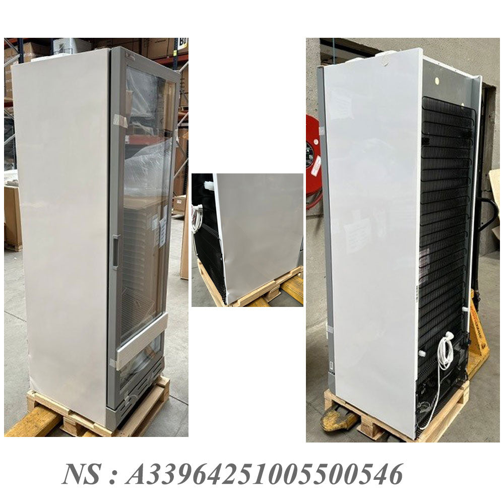 Vitrine ventilée positive 382 litres BLANCHE